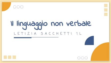 Il Linguaggio Non Verbale