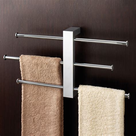 Modern Chrome Towel Rack