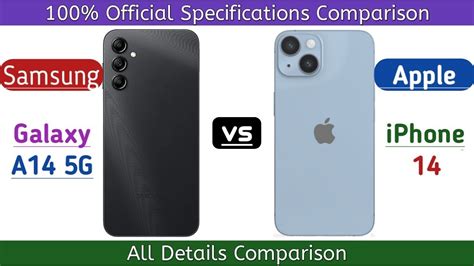 Samsung Galaxy A14 5G Vs Apple IPhone 14 YouTube