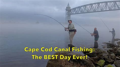 Cape Cod Canal Striper Fishing Best Day Ever With A Crew Of 9 Youtube