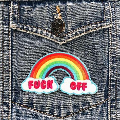 Rainbow Fuck Off Patch Nowstalgia