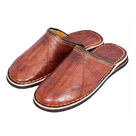 Lux Moroccan Babouche Slippers Leather Double Sole Handcrafted Etsy