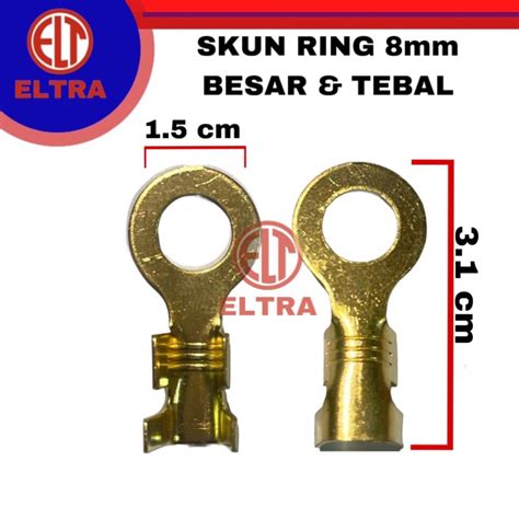 Jual Skun Ring Bulat Terminal Massa Bulat Diameter 3mm 4mm 5mm 6mm 8mm