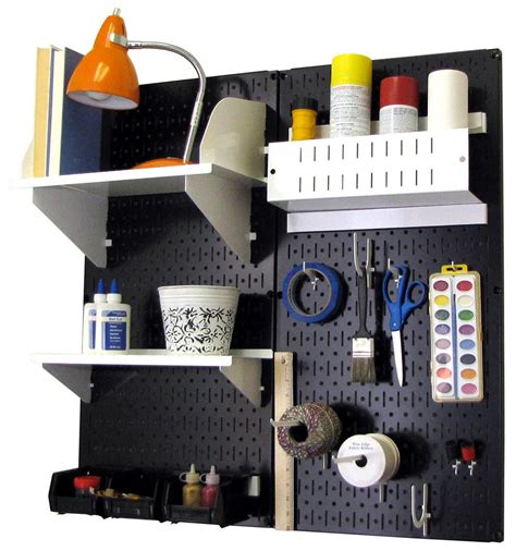 Pegboard Craft Organizer - Black Craft Peg Board