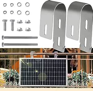 Pcs Solarpanel Halterung Haken Balkon Balkonkraftwerk Halterung