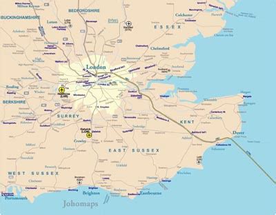 Rail Map south East England | secretmuseum