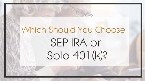 Blog SEP IRA Vs Solo 401 Gold Standard Tax