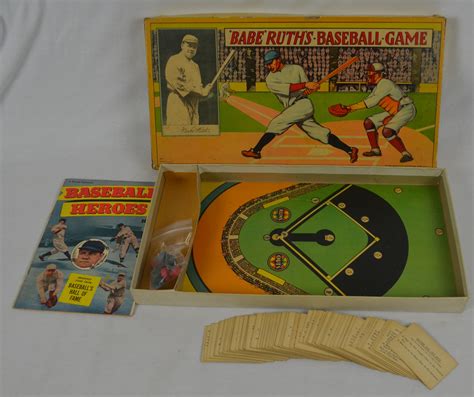 Lot Detail Rare Vintage Babe Ruth Baseball Game