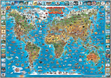 Dino's Illustrated Map of the World by Dino Maps