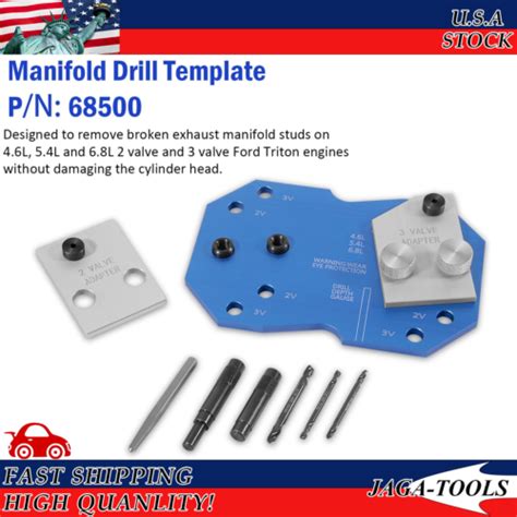 Manifold Drill Template For Ford V V Triton Engines L