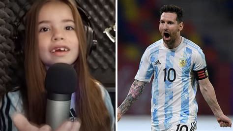 Niña De 7 Años Le Dedica Canción A Messi Y Se Vuelve Viral Esposa Del Jugador Reaccionó