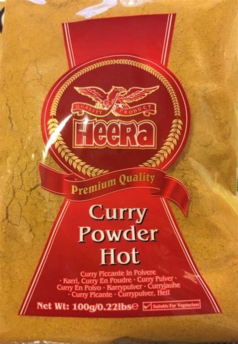 Heera Madras Curry Powder Hot 20 X 100gr Ideal Cash And Carry