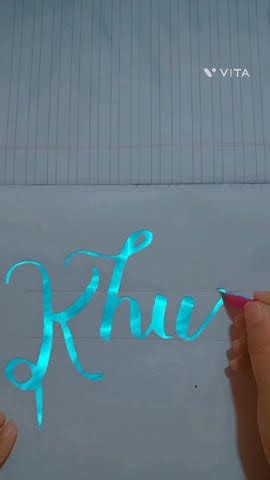 Magical Brush Pen Khushi Name Calligraphy Comment Your Name Youtube