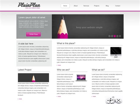 Plantillas Html Para Descargar Gratuita Plainplan Plantillas Html