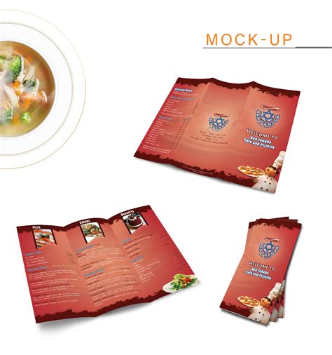 Ben Yehuda Cafe and Pizzeria menu on Behance