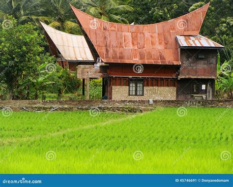 Traditional Batak House On Samosir Island, Sumatra, Indonesia Royalty ...