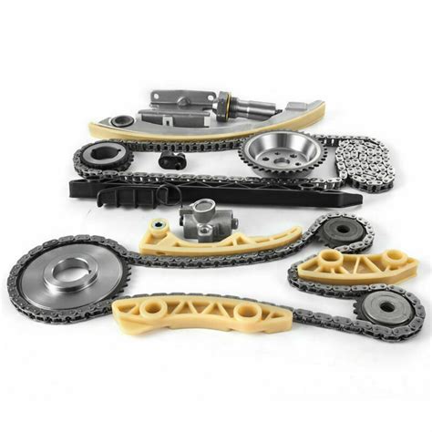 Timing Chain Kit With Tensioner Guide Rail Crank Sprocket Balance Shaft