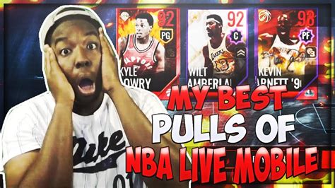 My Best Pulls In The History Of Nba Live Mobile Part Youtube