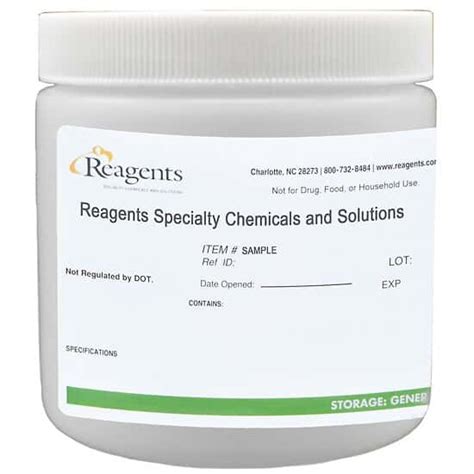 Reagents® Potassium Sodium Tartrate Acs Reagent From Cole Parmer