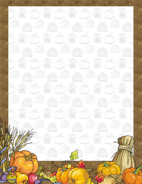 Free Printable Thanksgiving Stationery