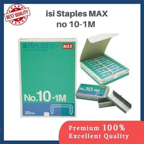 Jual Isi Staples MAX No 10 1M UK KECIL BOX KECIL Di Seller CV