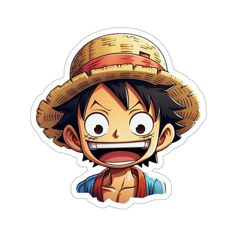 Sticker Luffy Stickers For Laptop Stickers For Water Bottle Etsy