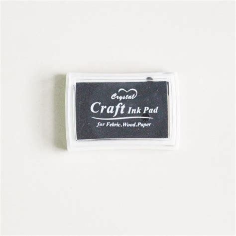 Crystal Craft Ink Pad Black Caccip18 Hndmd