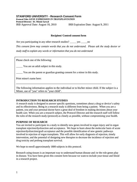 Ined Consent Document Template And Guidelines Doc Template Pdffiller