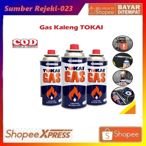 Jual Tabung Gas Kaleng Merk Tokai Portable 3 Pcs Tokai Gas Kaleng