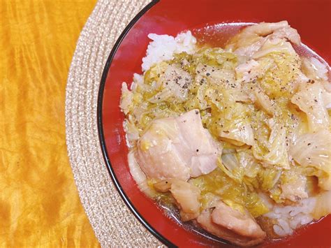 ホットクックで鶏と白菜のとろとろ煮！ご飯に掛けてサイコー ホットクックは過重労働