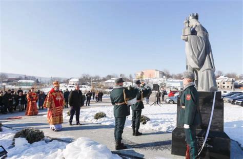 La Mănăstirea Căpriana a fost inaugurat monumentul lui Ștefan cel Mare