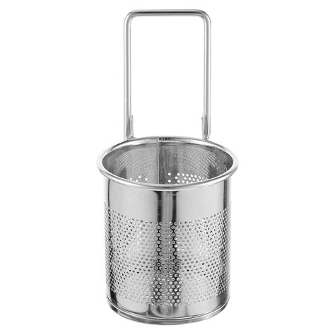 Hot Pot Strain Basket Asian Kitchen Stainless Steel Mesh Spide Fine Mesh Strainer Basket Fat