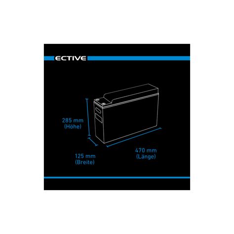 Power Akku Ective LC 200 Slim12 V LiFePO4 Lithium 200 Ah