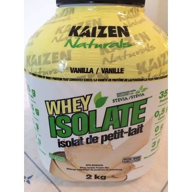 Kaizen Whey Isolate Protein Powder Vanilla Reviews In Protein Powder