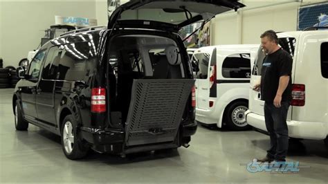 Manual Door And Auto Ramp On A Rear Entry VW Caddy Instructional