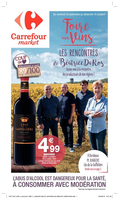 Calam O Catalogue Garrefour Foire Aux Vins Hyper Market