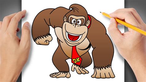 Como DESENHAR O DONKEY KONG Do SUPER MARIO BROS O Filme Como DIBUJAR