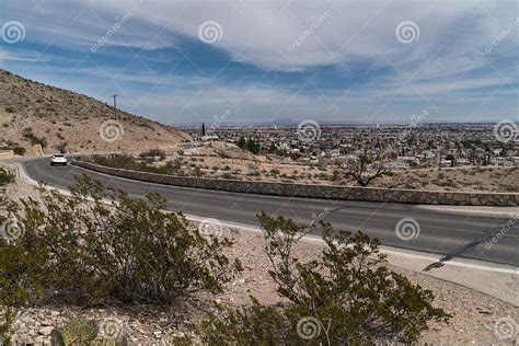 El Paso Scenic Drive View In Texas Stock Photo Image Of Surrounding