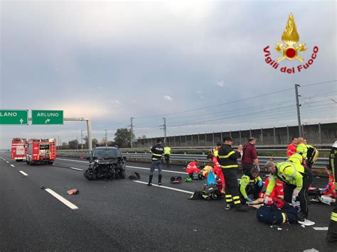 Arluno Incidente Sulla A Morta Enne Prossima Alle Nozze Corriere It