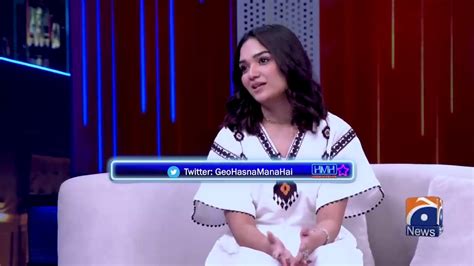 Hasna Mana Hai With Tabish Hashmi Romaisa Khan Episode Geo