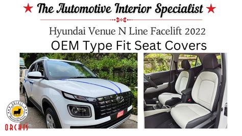 Newly Launch Hyundai Venue N Line Facelift Luxury Seat Covers At