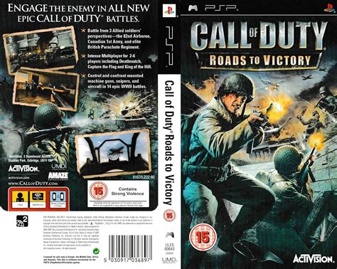 Call Of Duty 3 Roads To Victory Psp Video Games