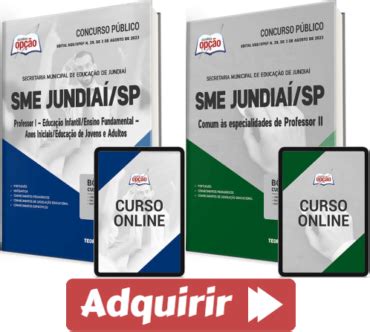 Apostilas PDF e Livro Professor I e II Processo Seletivo SME Jundiaí