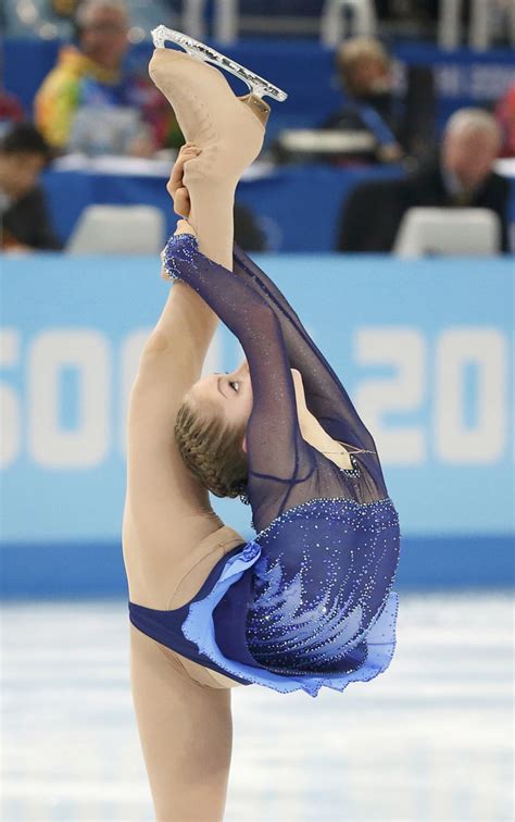 Yulia Lipnitskaya During The Figure Skating Team Ladies Short Program