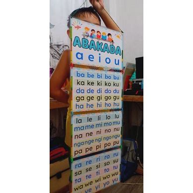 Hot Sale Abakada Hanging Chart Fully Laminated Shopee Philippines