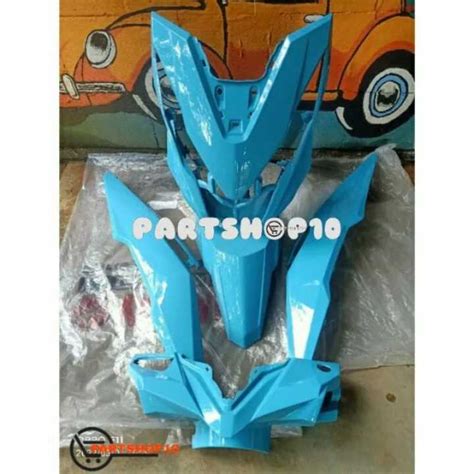 Cover Body Bagian Alus Honda Beat Digital Warna Custom Biru