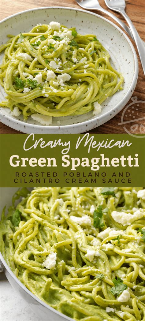 Creamy Green Spaghetti Lemon Blossoms