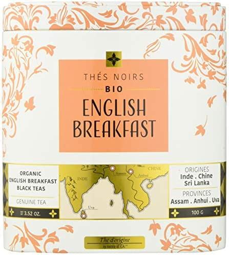 Terre d Oc Thé d Origine Noir English Breakfast Bio 100 g Le Temps du Thé