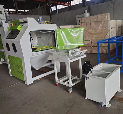 Ce Certified Stainless Steel Wet Sandblasting Machine Cabinet