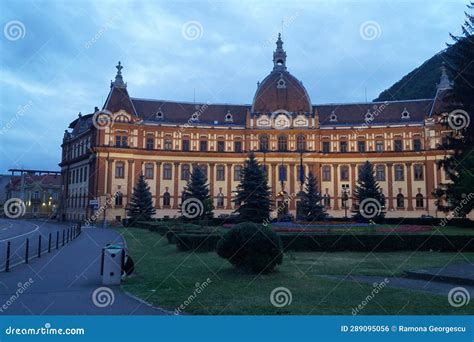 Building Of Prefectura Of Brasov Romania Stock Photo Image Of Europa